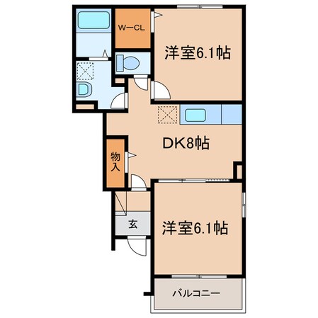 ソレアードの物件間取画像